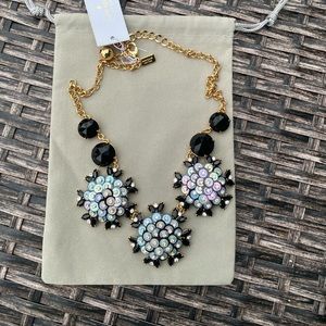 - Kate Spade NY Sequin, crystal, Jet bib necklace